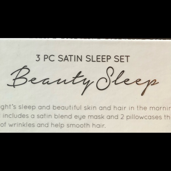 NEW/ BEAUTY SLEEP / NIB/ 3 Piece Satin Sleep Set - Picture 8 of 8